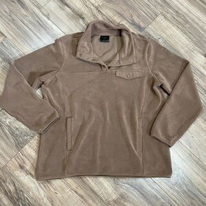 Brown Fleece Pullover